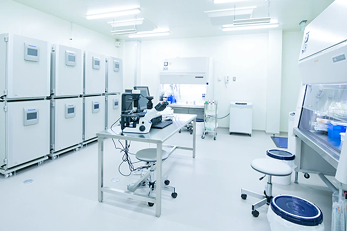 CPC（細胞培養加工施設）の内観